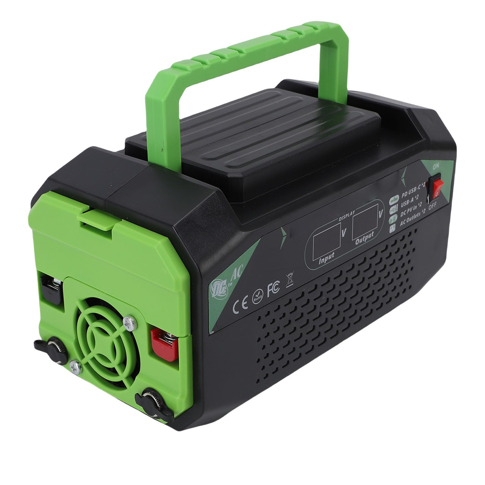 Generic Przetwornica Samochodowa 300 W Kompaktowe Szybkie ładowanie AC 220 V do Podróży Na Zewnątrz Kemping ABS 2 USB 2 Typ C