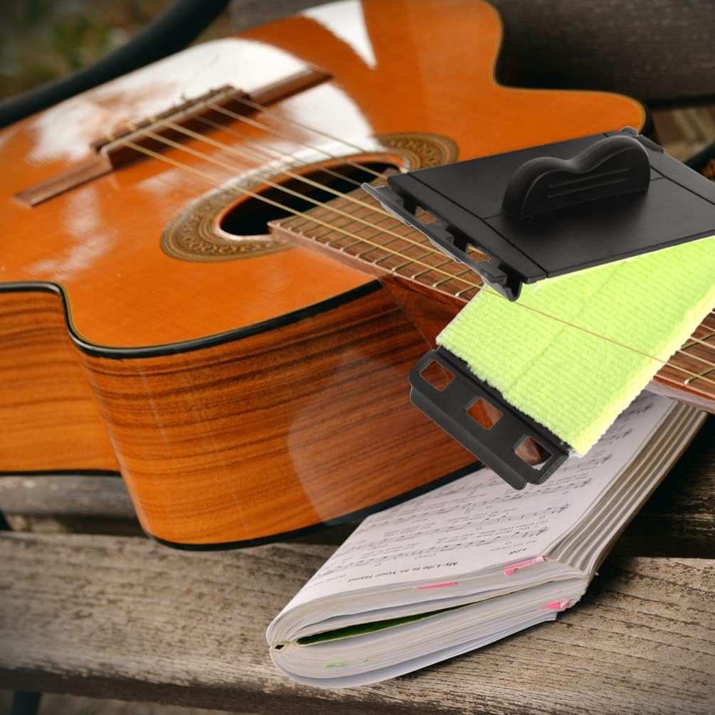 Holibanna Guitar String Cleaner Scrubber Fingerboard Cleaning Cloth Guitar Fretboard Cleaner Wiper Guitar Bass String Scrubber Cleaning Maintenance Care Kit for Guitar Bass Ukulele : Musical Instruments