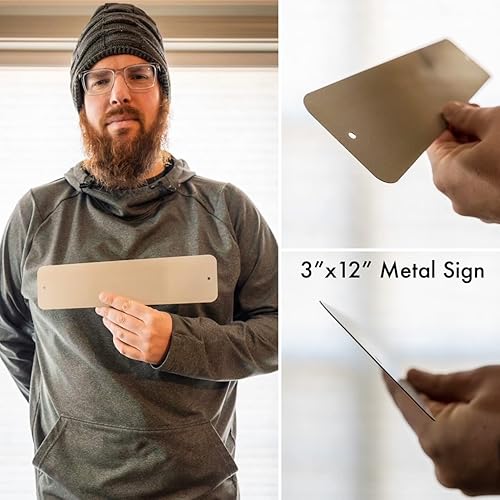 Miniatura 4 de Distressed White With Black Edge Diva Den Metal Street Sign Plaque