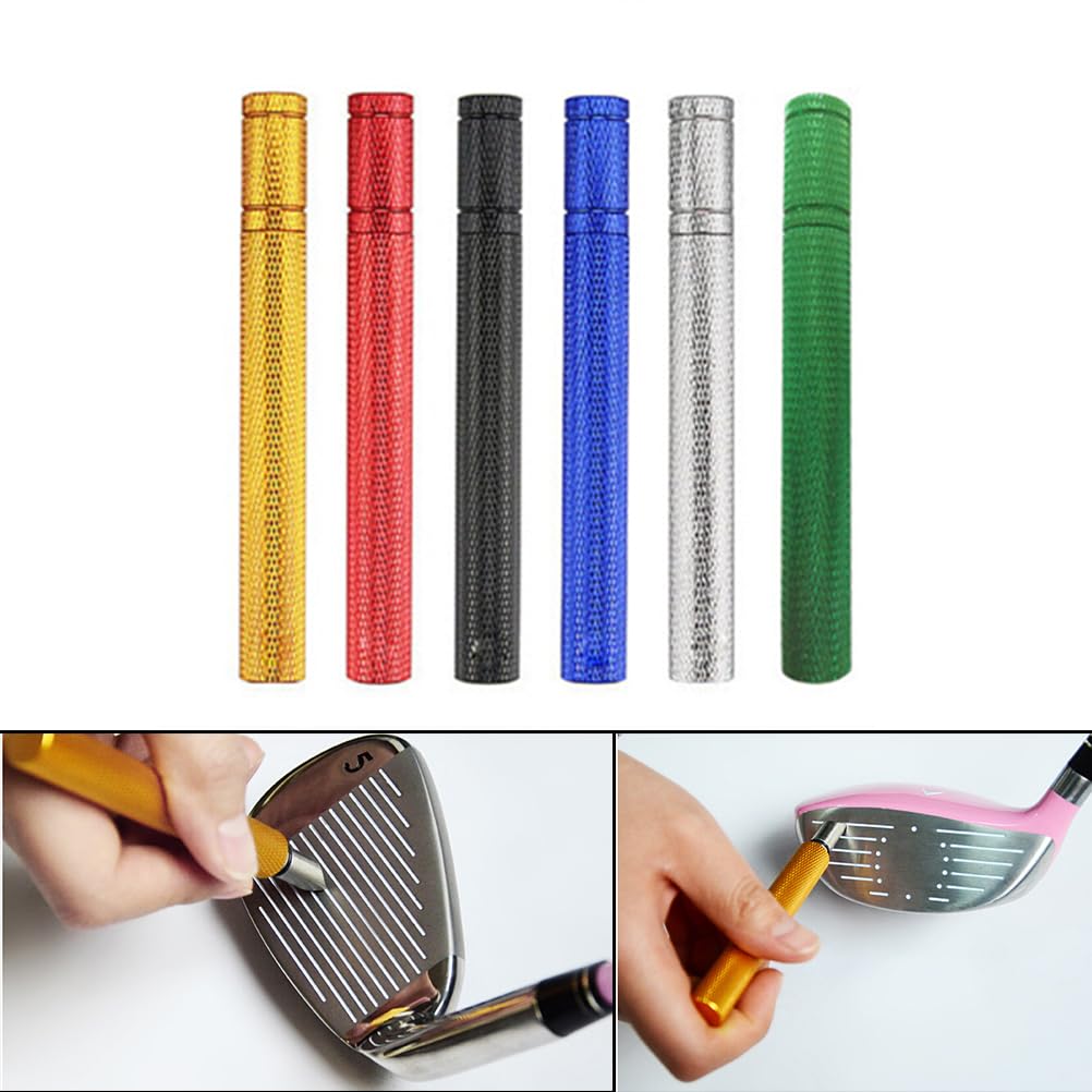 Afilador de ranura de golf, sacapuntas de ranura de palo de golf, afilador de ranuras, herramienta de afilado de ranuras, genera un retroceso óptimo, adecuado para ranuras en U y V