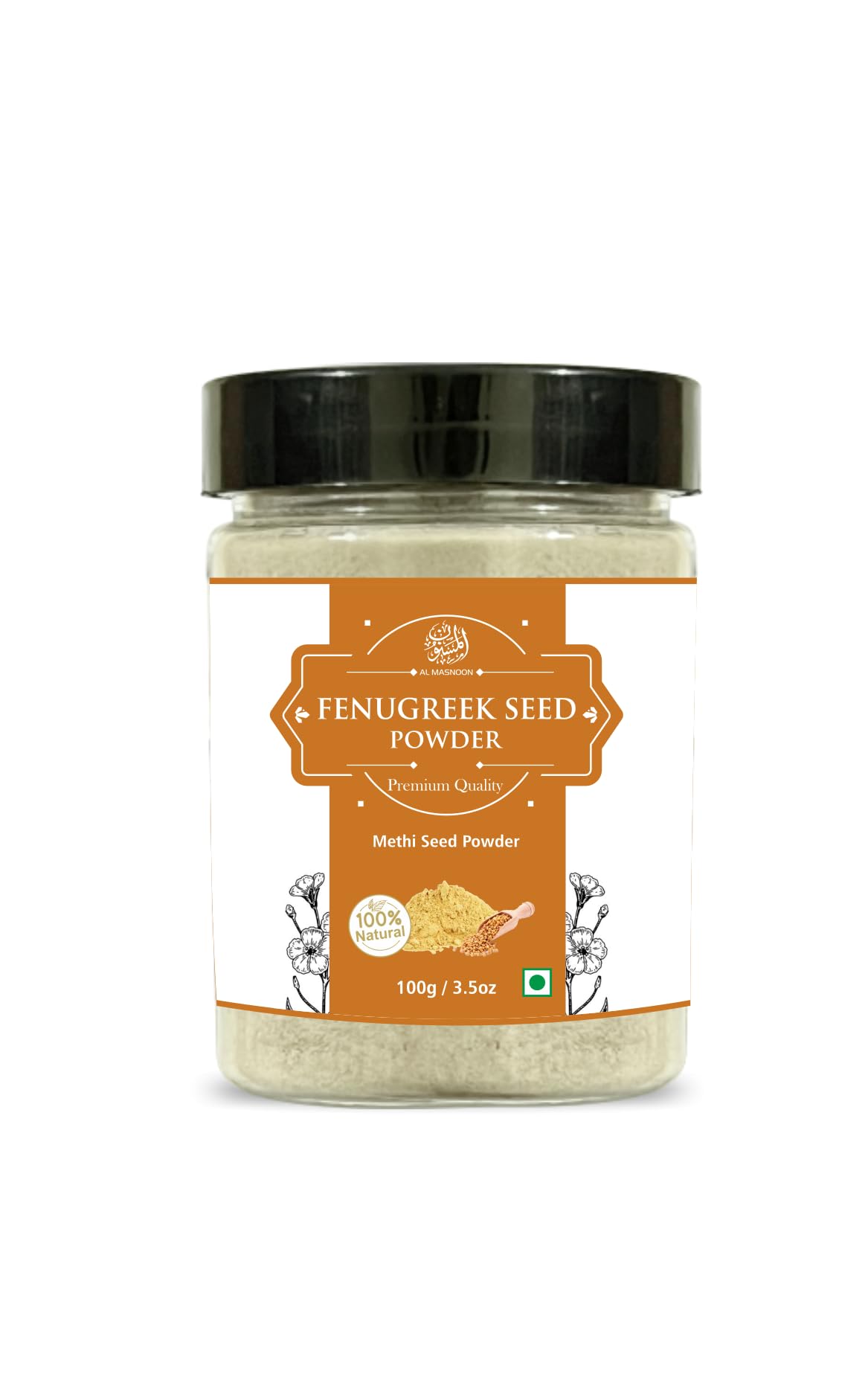 AL MASNOON fenugreek/Methi Seed Powder 100g (pack of 2) / 100% Natural/No Chemical added (B09M77FL6N) Amazon Price History, Amazon Price Tracker