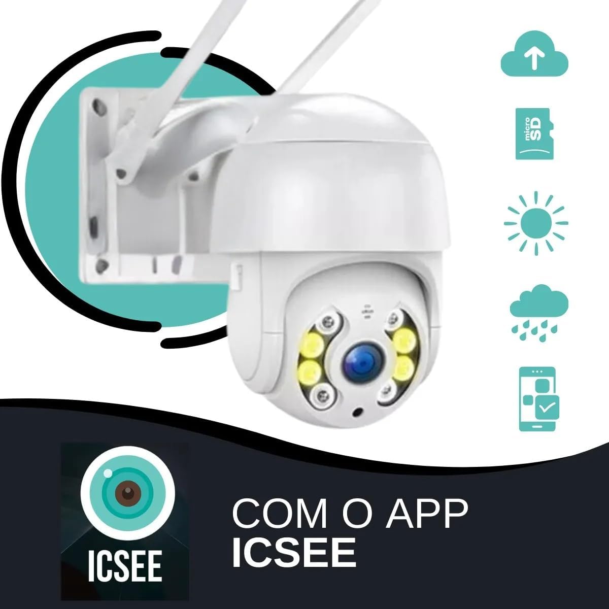 Câmera IP Externa WiFi Noturna A8 Review: Testada por 7 dias IP66 HD