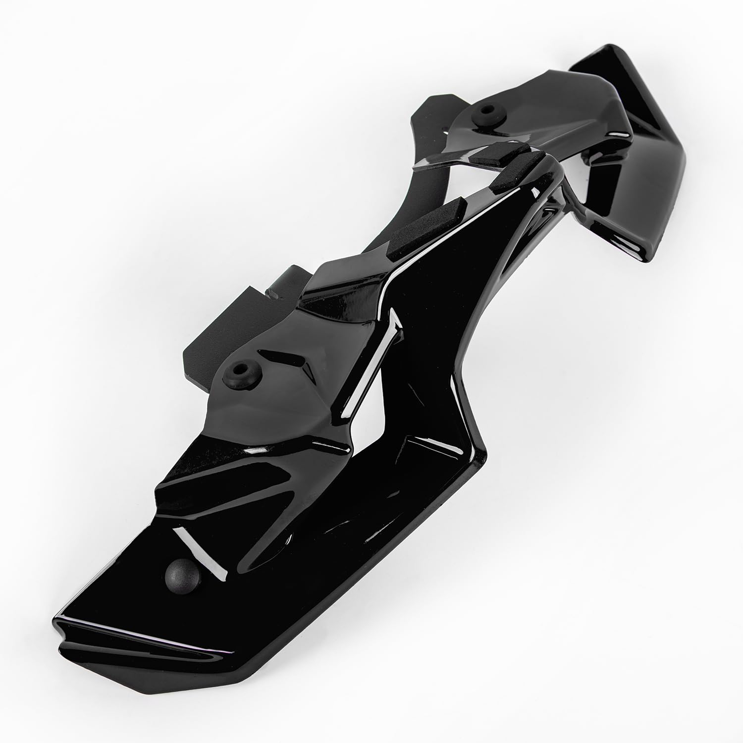Motorrad Untere Vorderrad Schnabel Nasenkegel Abdeckung fur Z900 Z 900 2020 2021 2022 2023 2024 Scheinwerferverkleidung Aerodynamisches Winglets Verkleidungs Dekorationsset (Schwarz)