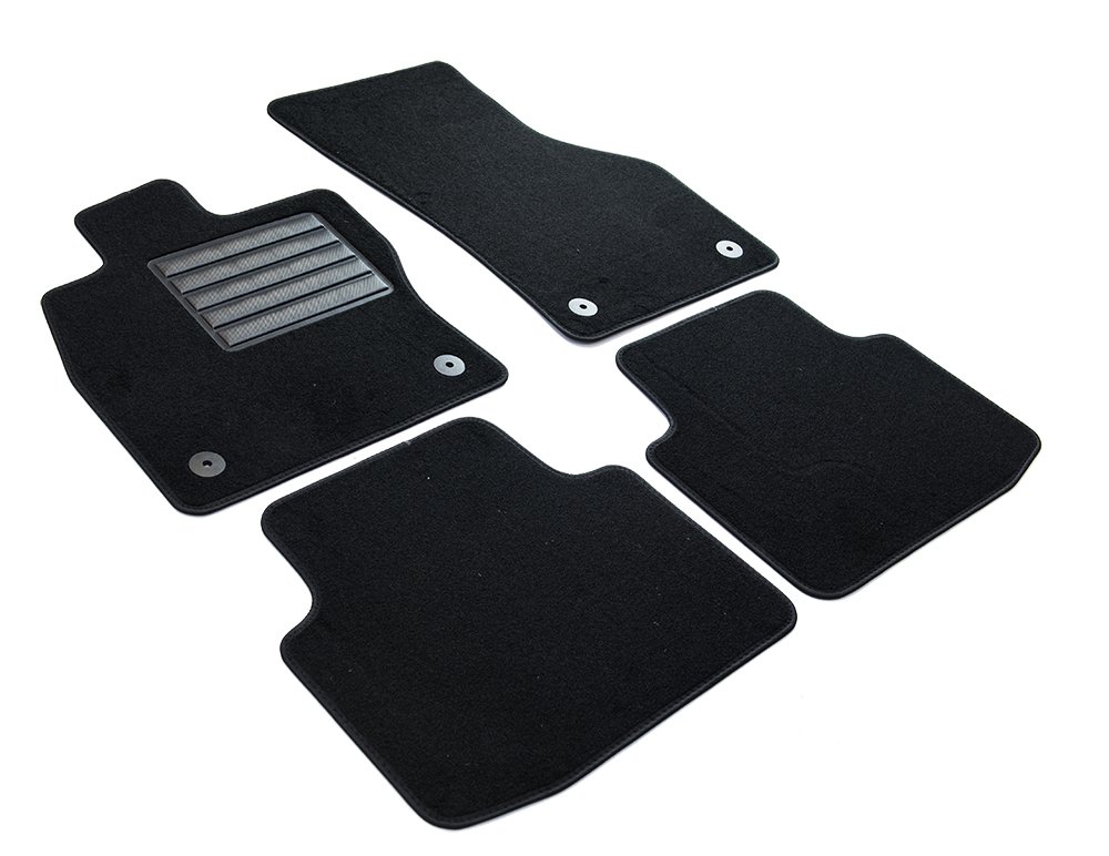 MDM SP-4936 Floor Mats Velour Car Mat Suitable for Volkswagen Passat (B8) 12.2014 Onwards