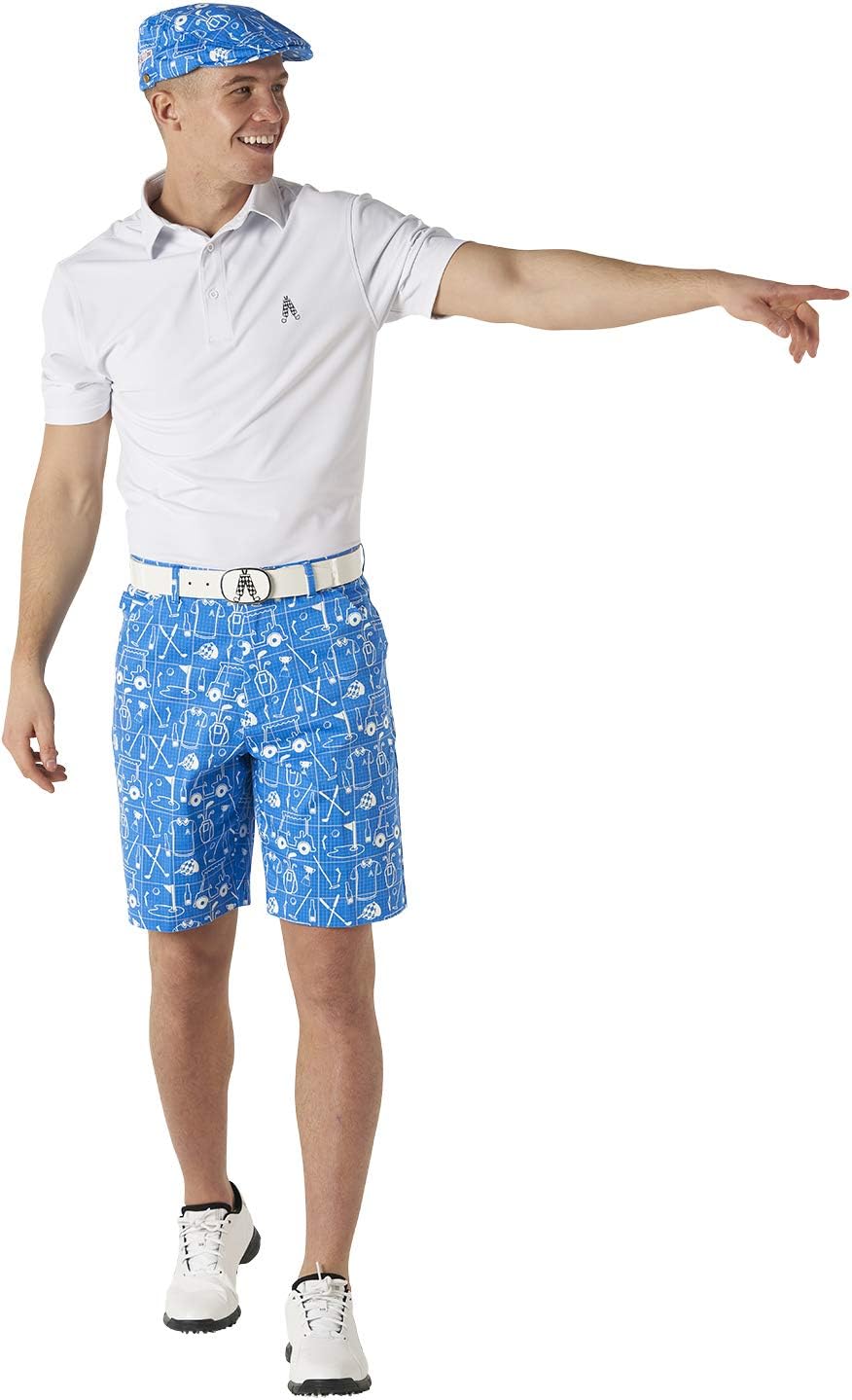 Royal & Awesome Men's Golf Flat Cap, Funny Golf Hats - Image 3