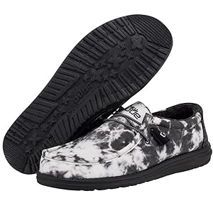 Amazon.com | Hey Dude Men's Wally Thunderstruck Tie Dye Size