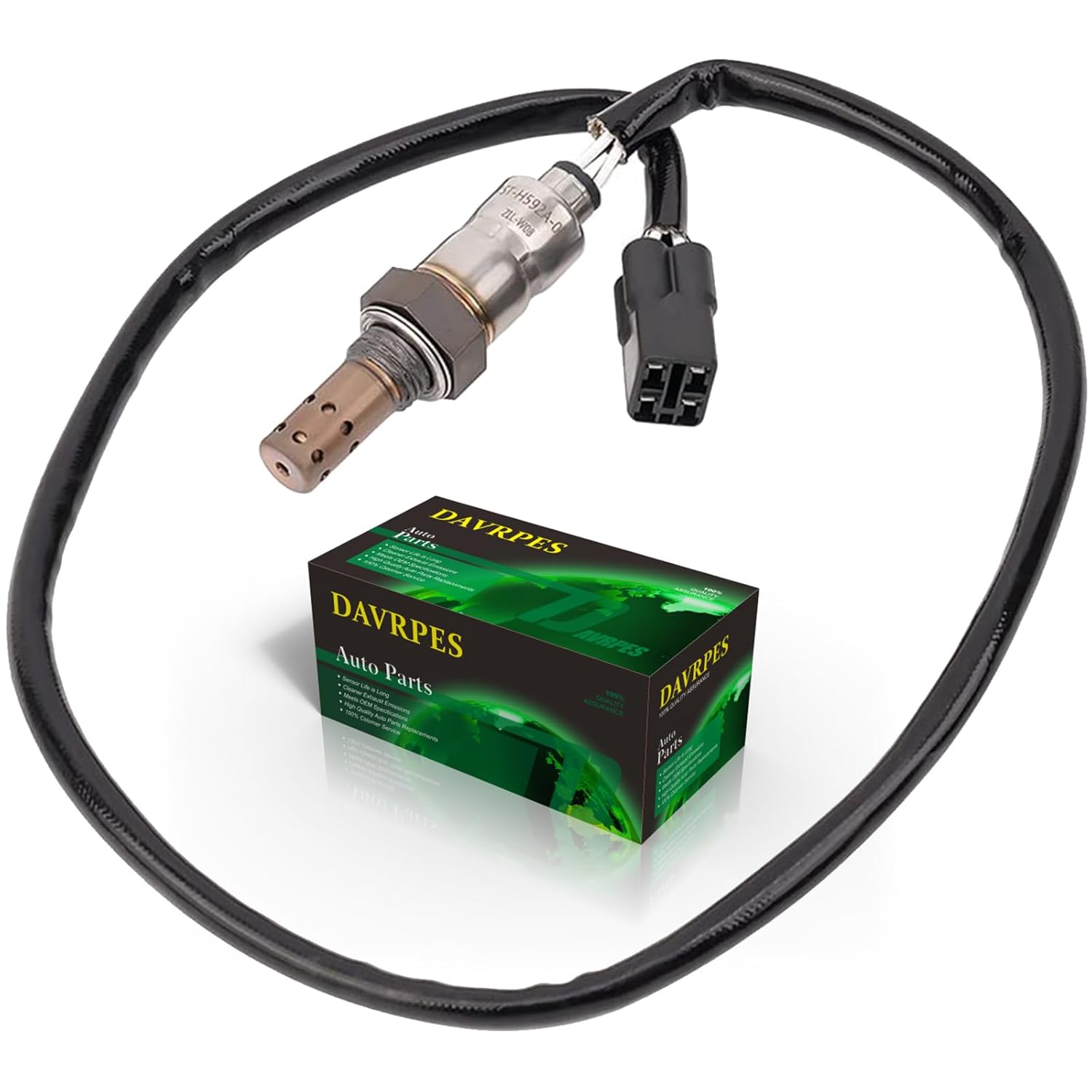 AZD0101-BA002 Oxygen Sensor Exhaust Lambda Sensor Compatible for Kawasaki J300 SC300 J 300 ABS 2014 2015 2016 2017 2018 Motorcycle NGK NTK AZD0101BA002