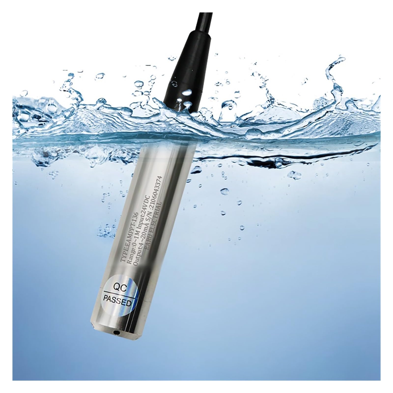 Sensor de presión de agua Transmisor de nivel de salida RS485 de 4-20 mA, 0-5 V, 0-10 V, sensor de nivel de agua y aceite líquido, sonda de detección, controlador, interruptor de flotador, bomba de 1-