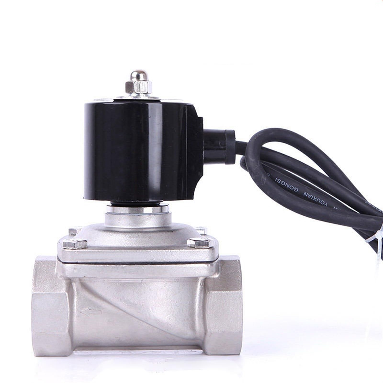 Électrovanne sous-marine IP68 anti fuite en inox 1-1/2 pouce 110VAC