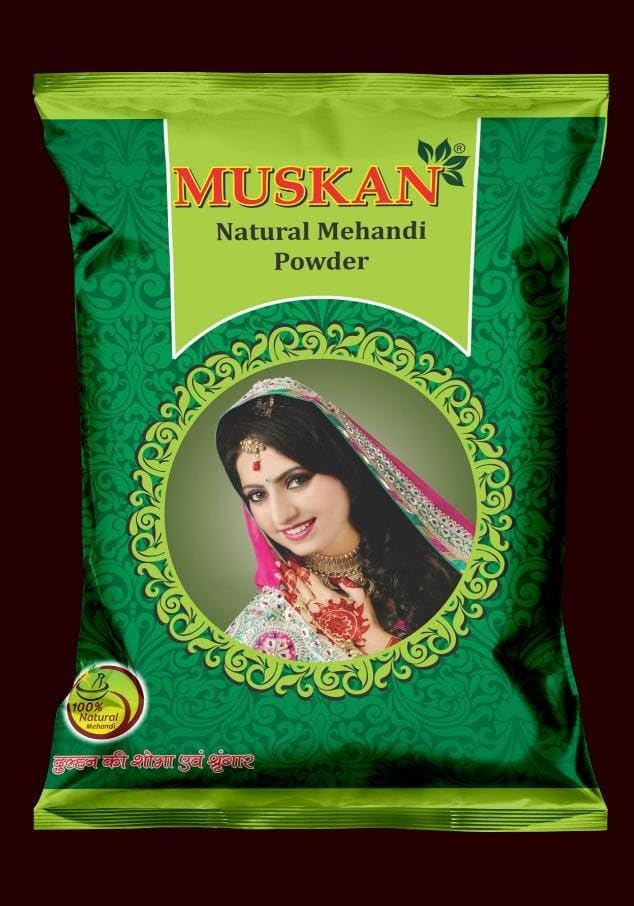 MUSKAN 100% NATURAL MEHANDI 500G-picture-16