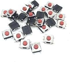 GALSOR Botão de interruptor de energia 100 peças 6 * 6 * 3,1 mm interruptor SMD 5 pinos toque micro interruptor interruptor de botão 6x6x3,1 mm interruptor tato SMD