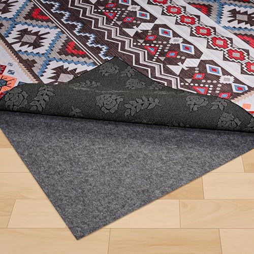 100% Waterproof Rug Pad, 8x10 Foot Non-Slip Rug Pad, 1/8 Inch Non-Slip Carpet,Suitable for Hardwood Floor Felt MATS and All Floors, Protecting The Floor and Keeping The Carpet Soft and Safe