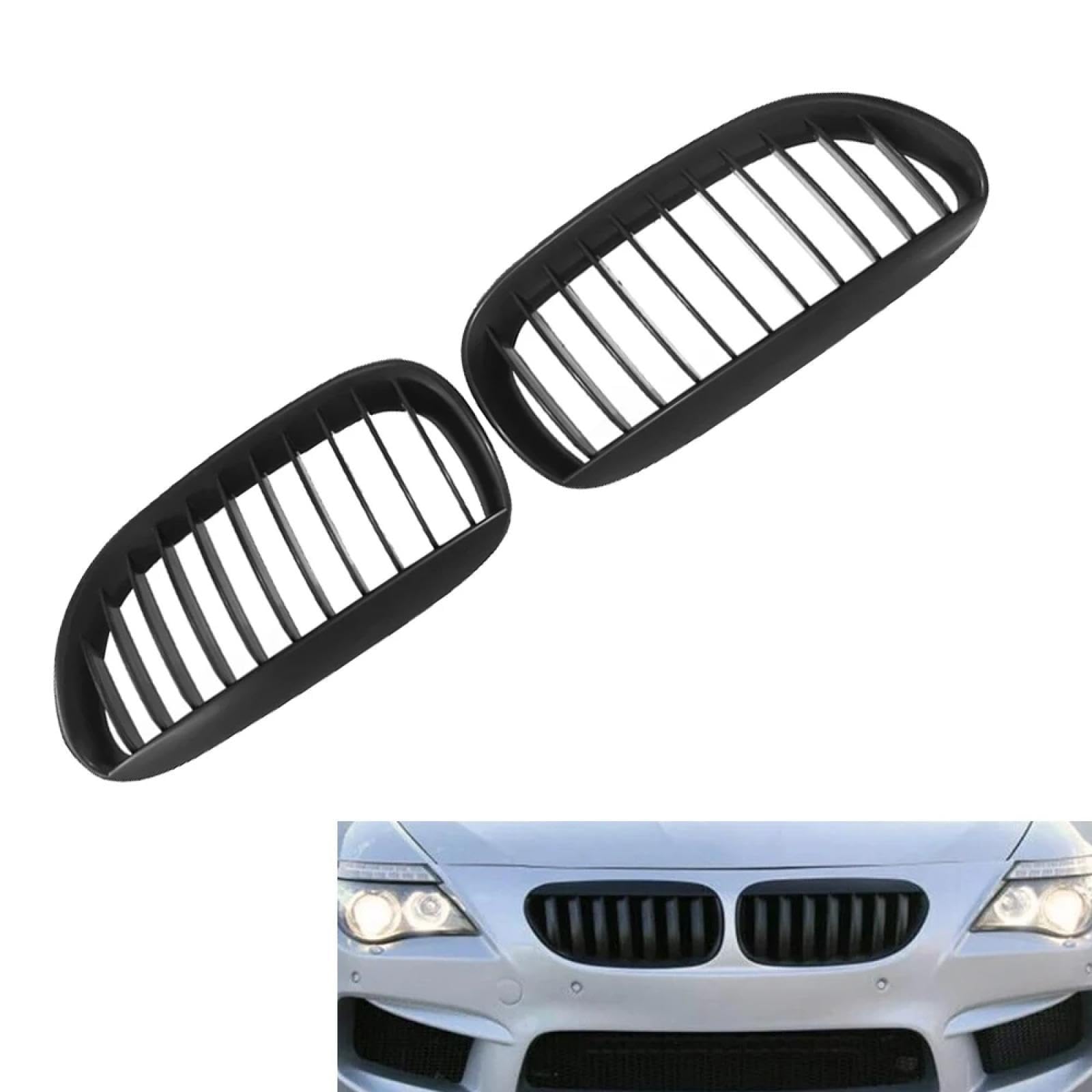 Amazon.co.jp: フロントグリル for BMW E63 E64 6シリーズ 650i M6