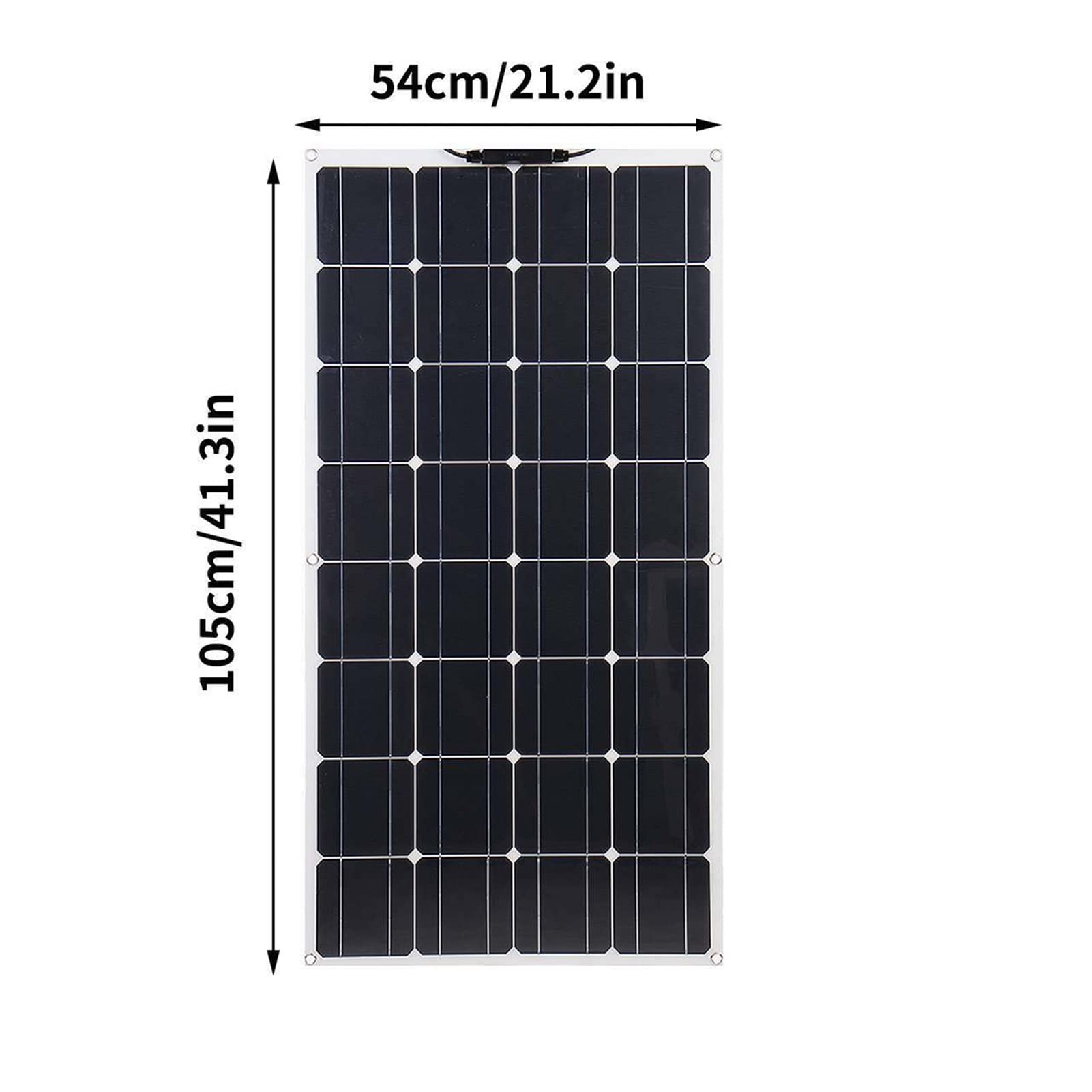 Panel Solar, 200 0W 1000W Panel solar 18 V Alta eficiencia Monocristalina Portable flexible impermeabilización de emergencia Celdas solares al aire libre(1000W)