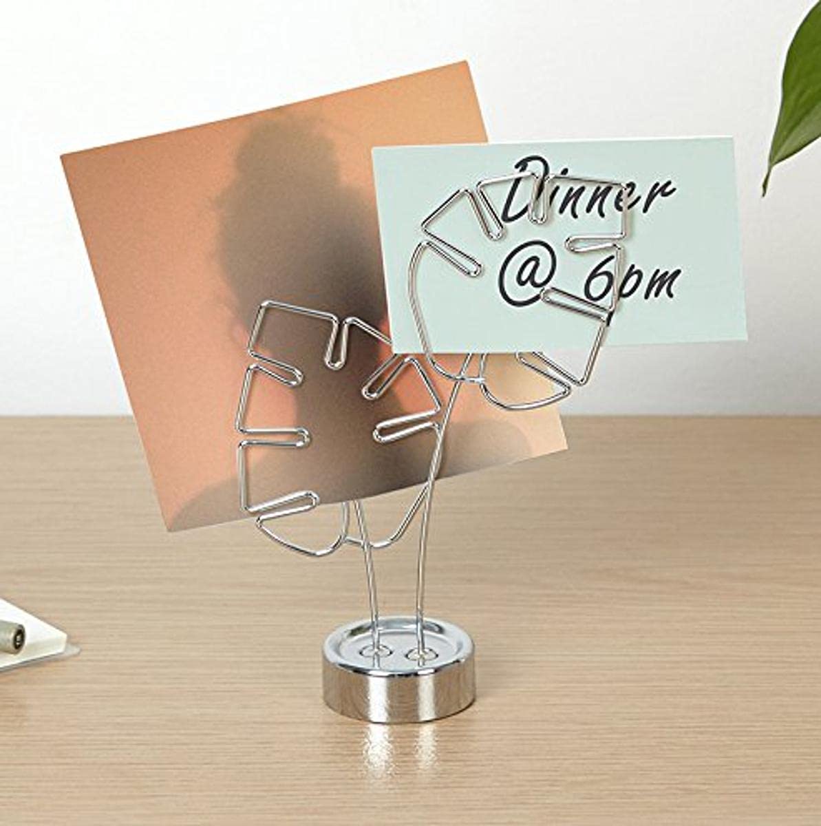 Umbra Daisy Flower Photo Picture Memo Holders Modern Wire Metal Desk 90's (3