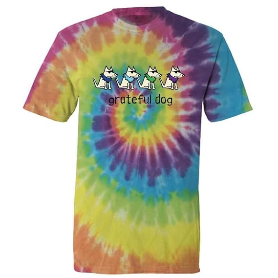 Teddy the Dog Grateful Dog - Classic Tie Dyed T-Shirt