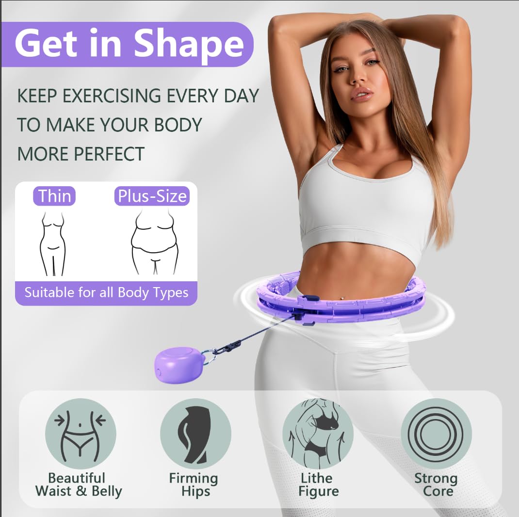 Adult 30/12 Knots, Magnetic Lock Weighted For Nigeria Ubuy Hula Hoop