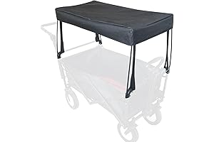 C2 Canopy for Wagon Attachment, Awning Shade Cover for Kids Folding Collapsible...