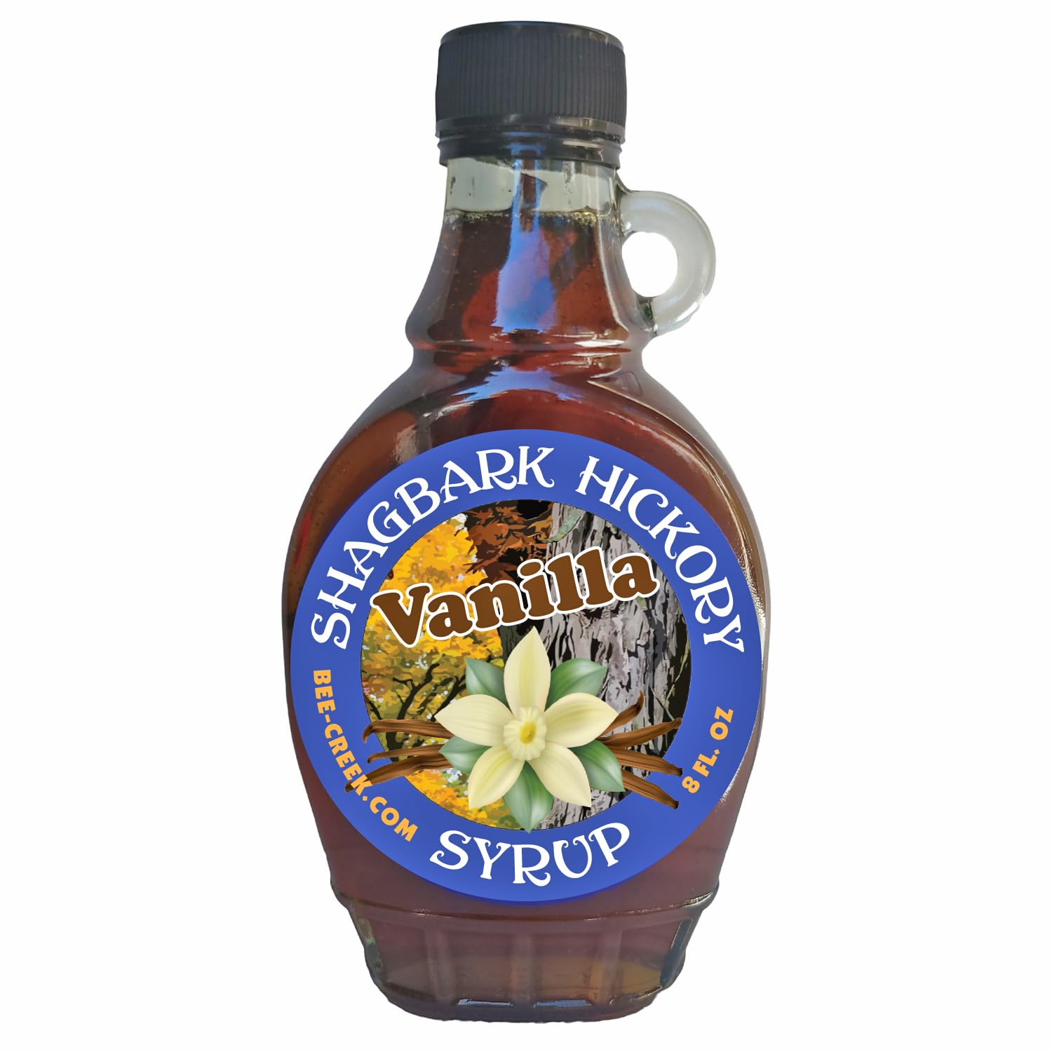 Jarabe de Hickory Shagbark con Vainilla 8 Fl Oz miniatura 1