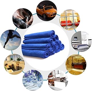 Wakauto 8 Peças Toalha De Microfibra Pano De Limpeza De Microfibra Toalhas De Cabelo De Microfibra Espessamento Toalha Absorvente Toalha De Limpeza De Veículo Pano De Limpeza De Carro