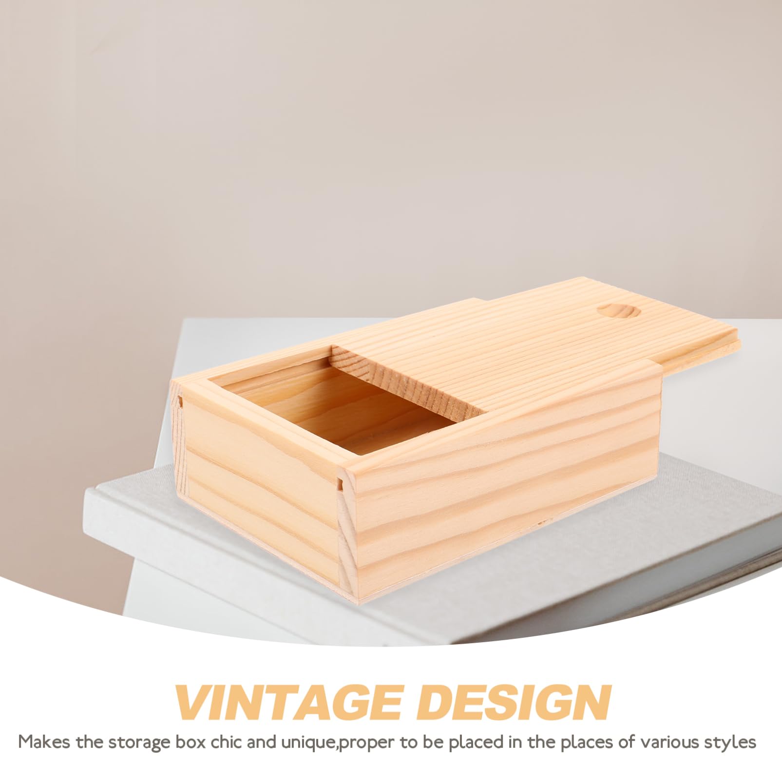 Mobestech Caja De Almacenamiento De Cartas De Madera Con Tapa Organizador De Barajas De Poker Cartas Contenedor Para Almacenaje De Objetos Pequeños Y Accesorios Para Uso Diario