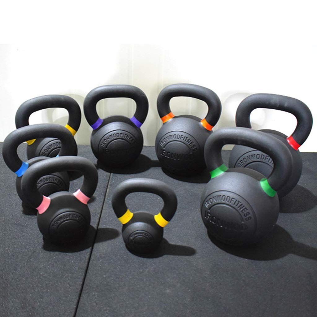 Kettlebell Kettlebell in Palestra Uomo, ghisa Kettlebell for la casa Attrezzature for Il Fitness, manubri for Uomini e Donne (Color : 12kg*2 Blue)