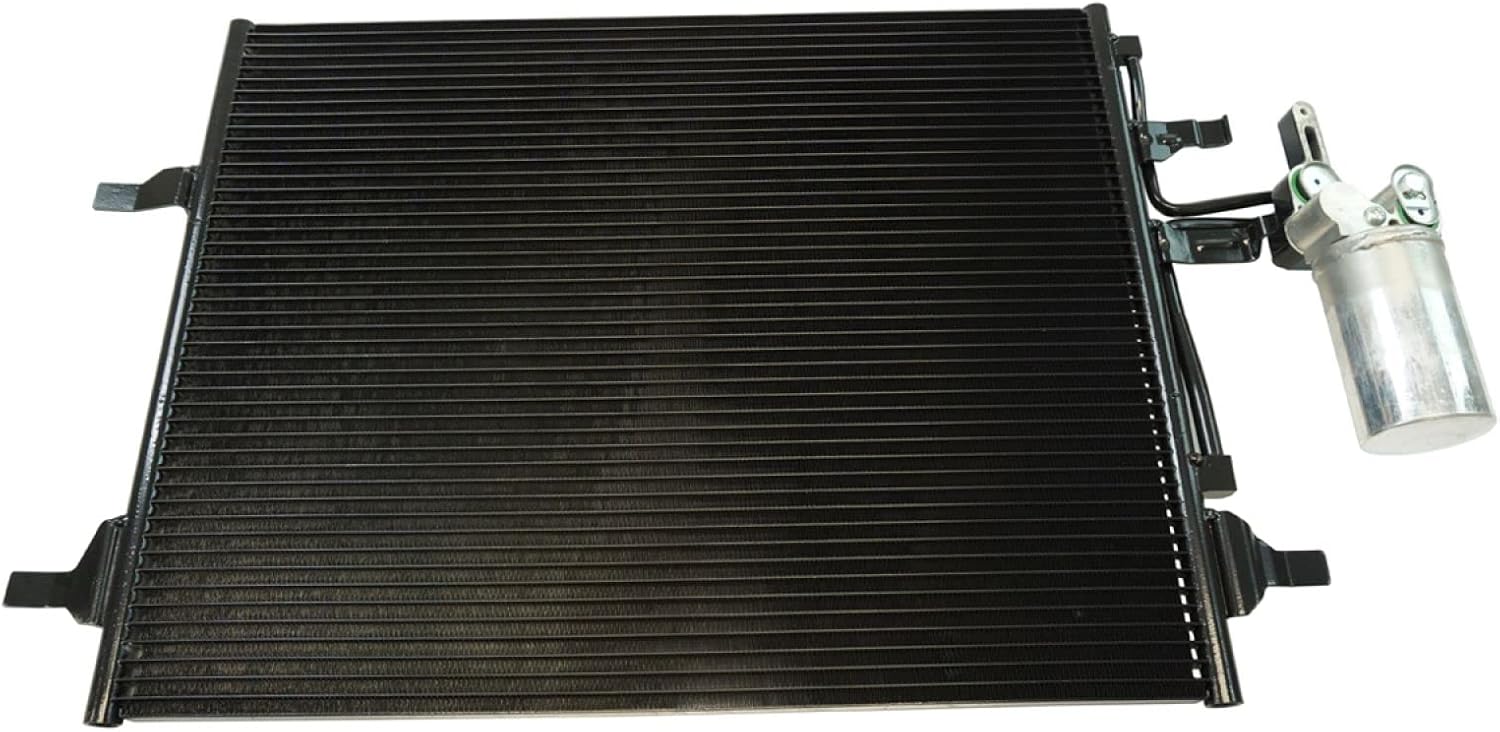 A/C Condenser and Receiver Drier Assembly Compatible with 2011-18 Volvo S60 2016-18 S60 Cross Country 2015-16 S80 2015-18 V60 2015-18 V60 Cross Country 2010-17 XC60 2015-16 XC70