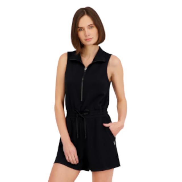 Spyder Women's Harmony Scuba Knit French Terry Sleeveless Romper