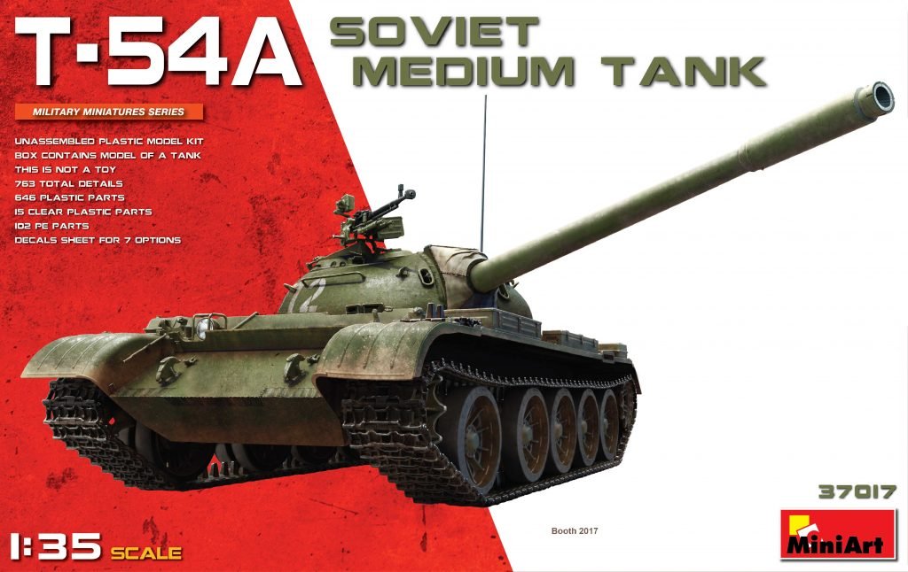 MiniArt 37017 T-54A Char moyen soviétique 1:35 kit de construction