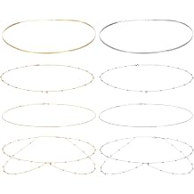 Buelkmag Waist Chain for Women Layered Gold and Silver Toned Belly Chains Adjustable Waterproof Body Jewelry Summer Beach Bikini and Daily Wear