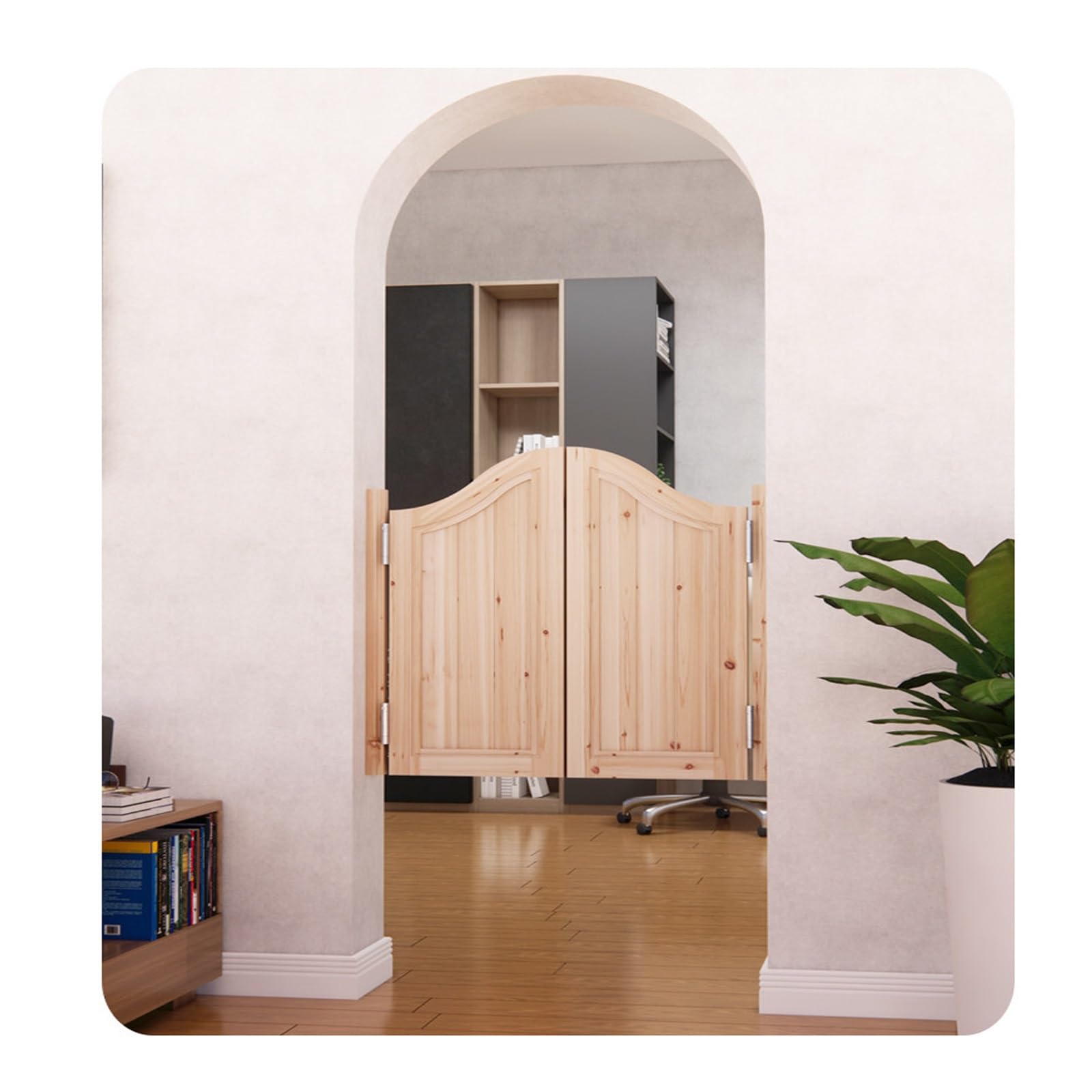 Genérico Puerta Holandesa de Madera Maciza, Estilo café, con diseño rústico de Granja, fácil instalación para sótanos, Jardines, escaleras para Perros y decoración (C, 70 x 70 cm (27,55 x 2