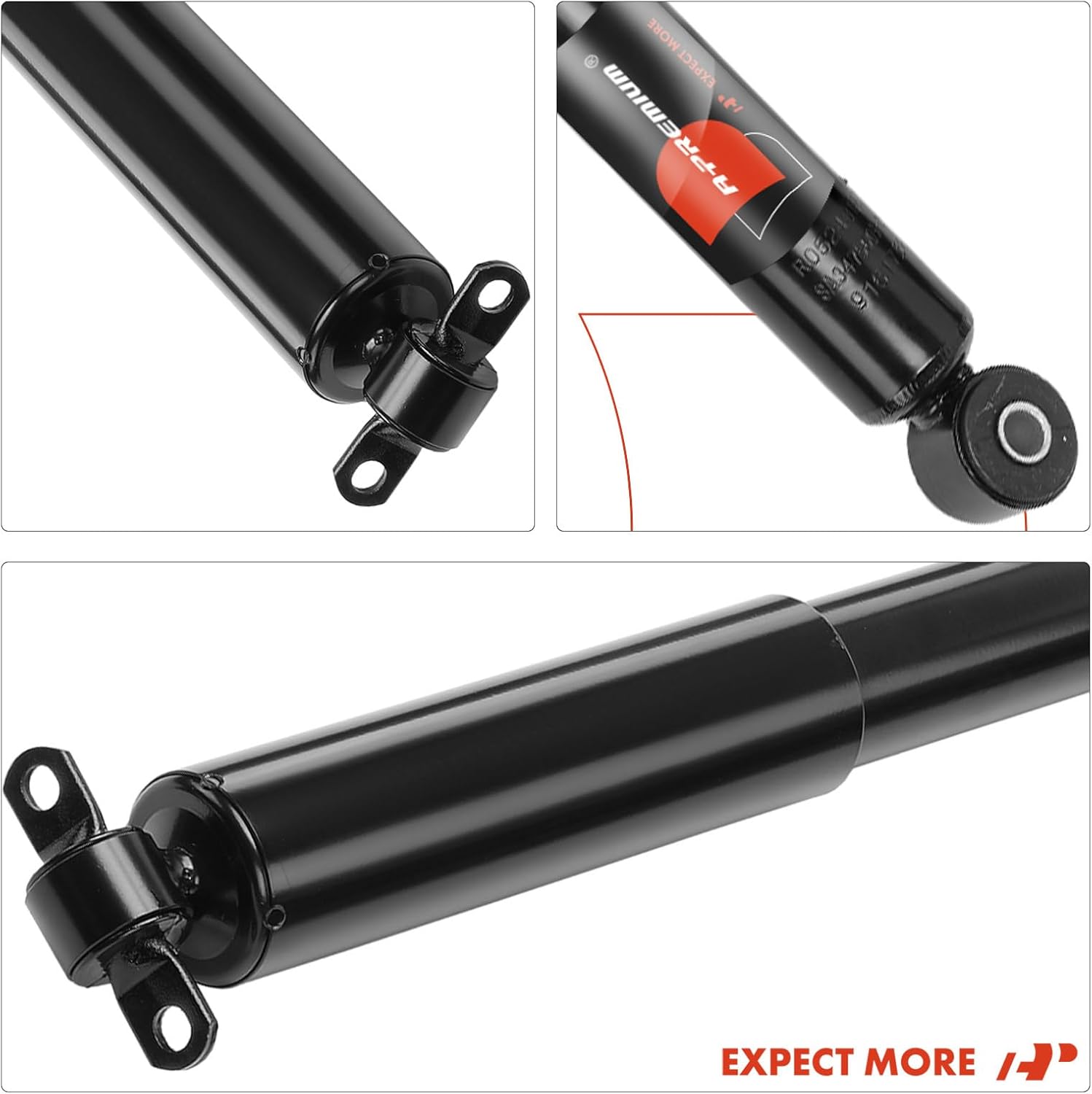 A-Premium Rear Pair (2) Shock Absorber Compatible with Chevrolet C35 1991-1994, C3500/C3500HD 1991-2002, Express 3500 1996-2002 & GMC C3500 1991-2000, C3500HD 91-02, Savana 3500 96-02, Rear LH & RH