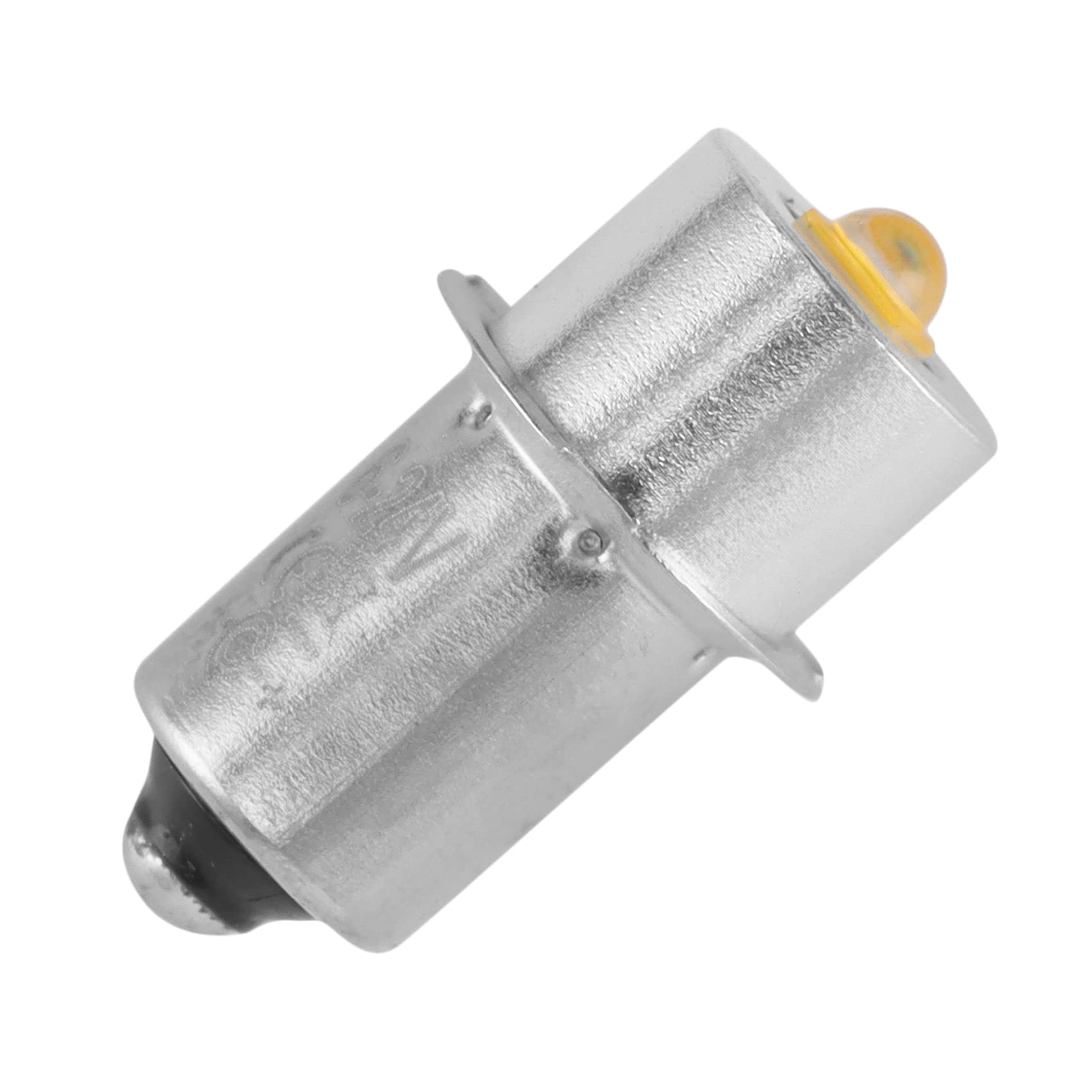 Pasotim Flashlight Bulb Metal LED Replacement Light Bulb Outdoor High Hiking Camping Fishing 6-24V P13.5S, Gray