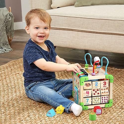 LeapFrog Touch and Learn Electronic Musical Light-Up Wooden Activity Cube Toy, Animal Themed, Ages 1 and Up by LeapFrog - Image 6
