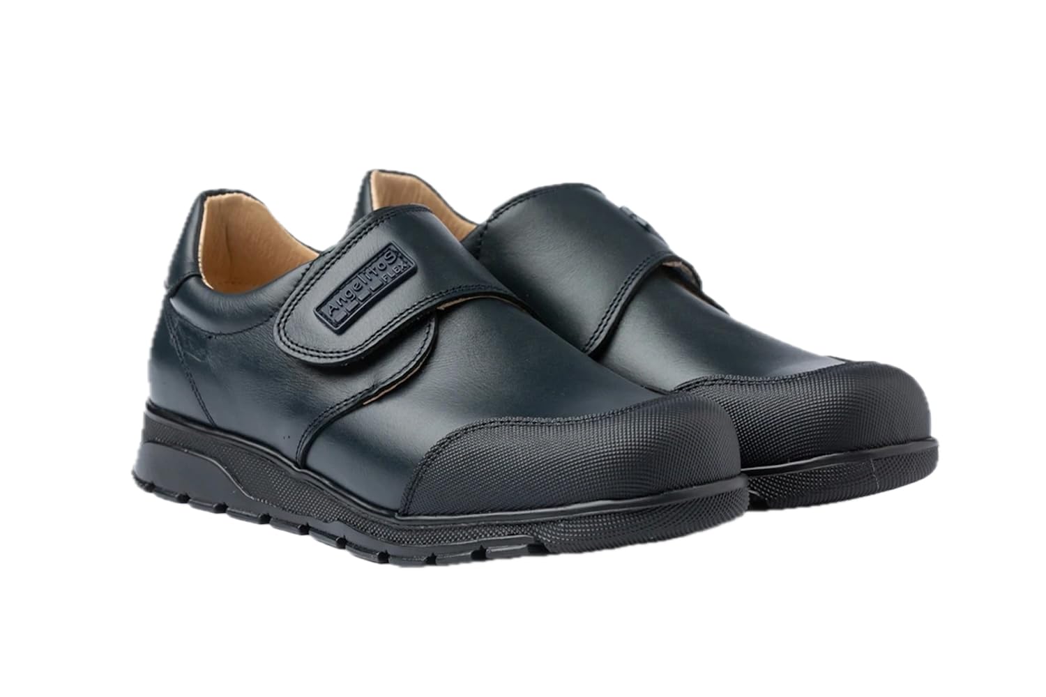 Angelitos Zapato Colegial Napa Cierre Adhesivo Reforzado Mod 453 LOS Zapatos DE Daniela