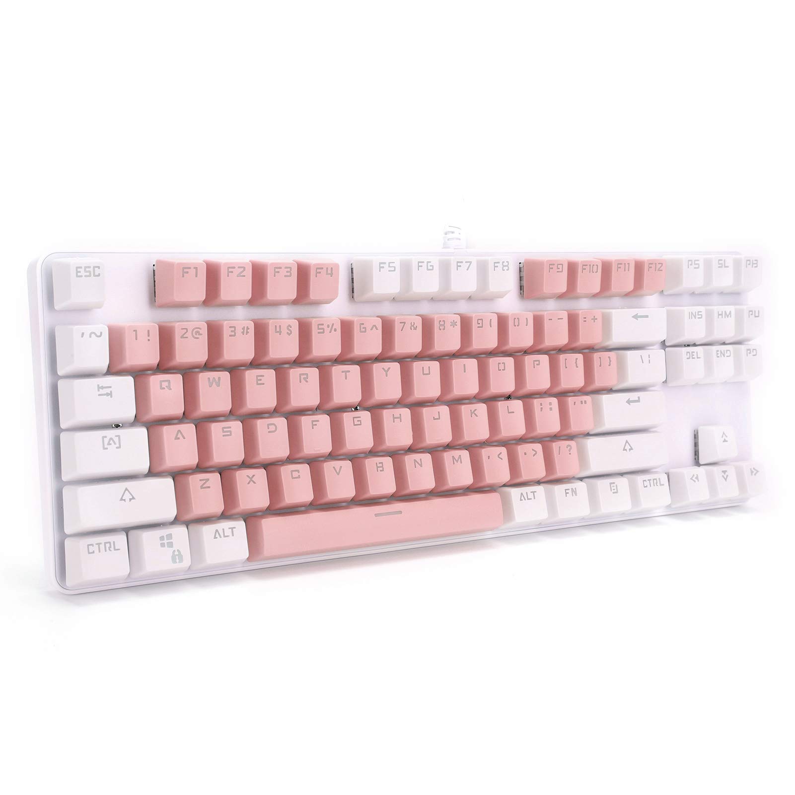 Buy PUSOKEI Mechanical Gaming Keyboard, 87 Keys Keyboards RGB LED