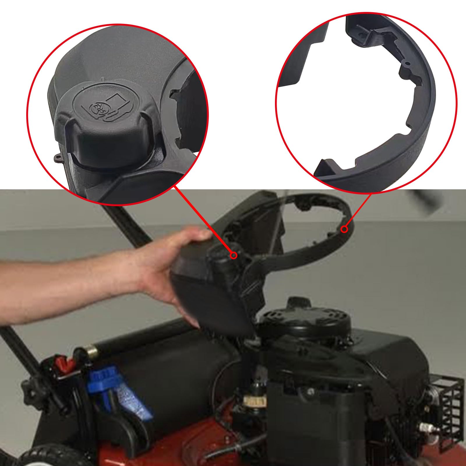 699374 Depósito de combustible para Briggs & Stratton 495224 494213 499618 693377 TCN351005