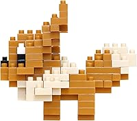 Vista 4 de Nanoblock - Eevee [Pokémon], kit de construcción de la serie Pokémon (NBPM_005)