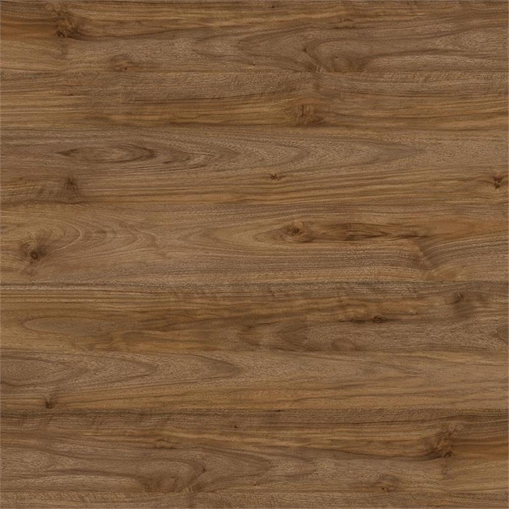 Pemberly Row 60W L Shaped Desk with Hutch and Bookcase, Engineered Wood, Fresh Walnut Finish, Wire Management, Frosted Glass Doors, Adjustable Shelves, Home Office Furniture Set