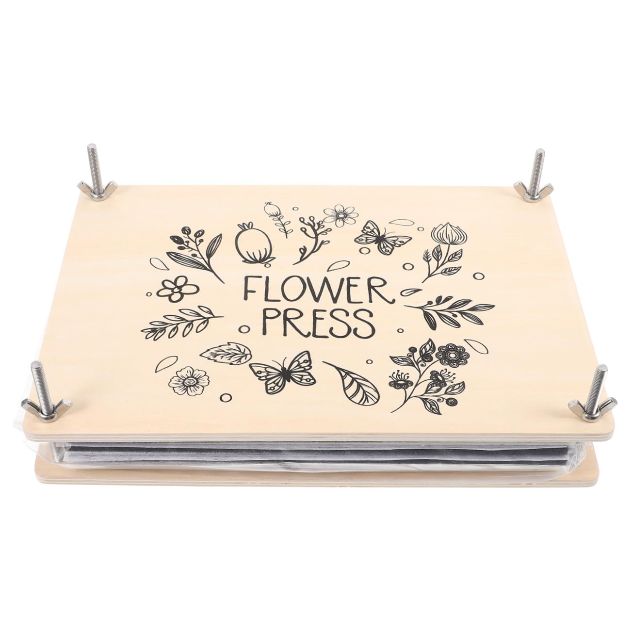 PRETYZOOM Kit de Prensa de Plantas y Flores Grande Profesional con Placas Reutilizables Herramientas DIY para Especímenes Manualidades y Decoración para Familia y Regalo Creativo