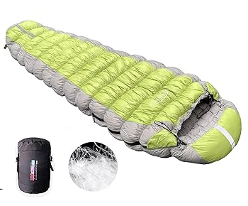 Amazon.co.jp: Fengzel Outdoor ストレッチ素材 マミー型寝袋220
