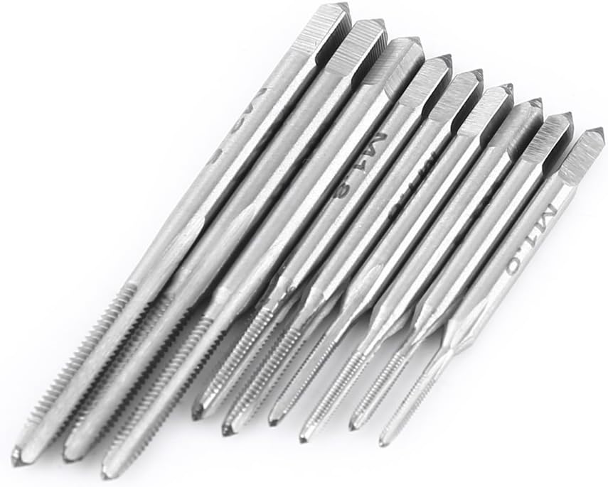 Eujgoov 30PCS Taps Dies Spanner Set Screw Tap, Screw Die High Speed Steel for Thread Processing and Tapping in Machine Manufacturing