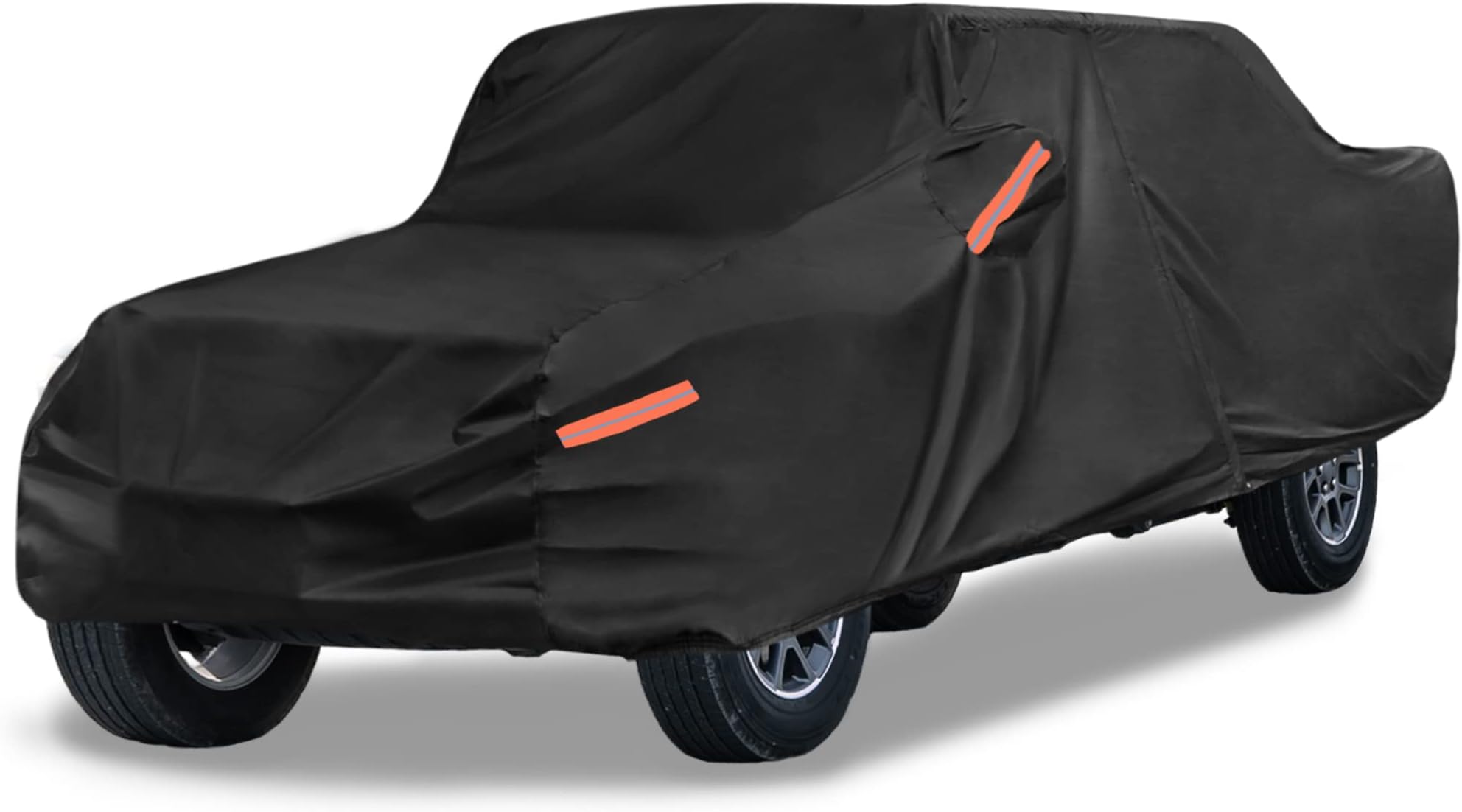 Copriauto Impermeabile Per Jeep Wrangler JK/JL 4 Porte - Copertura Esterna, Antipioggia E Antivento, Colore Nero