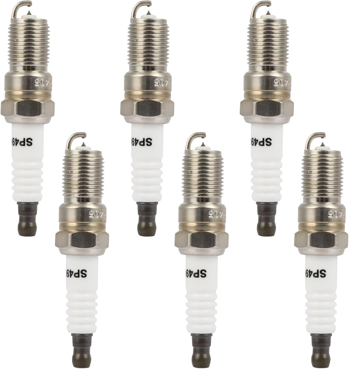 OCPTY Replacement Spark Plugs Fit 2000-2008 for Jaguar for S-Type 3.0L/V6,2002-2008 for Jaguar for X-Type 3.0L/V6 Set of 6 Platinum Iridium Spark Plugs #4968