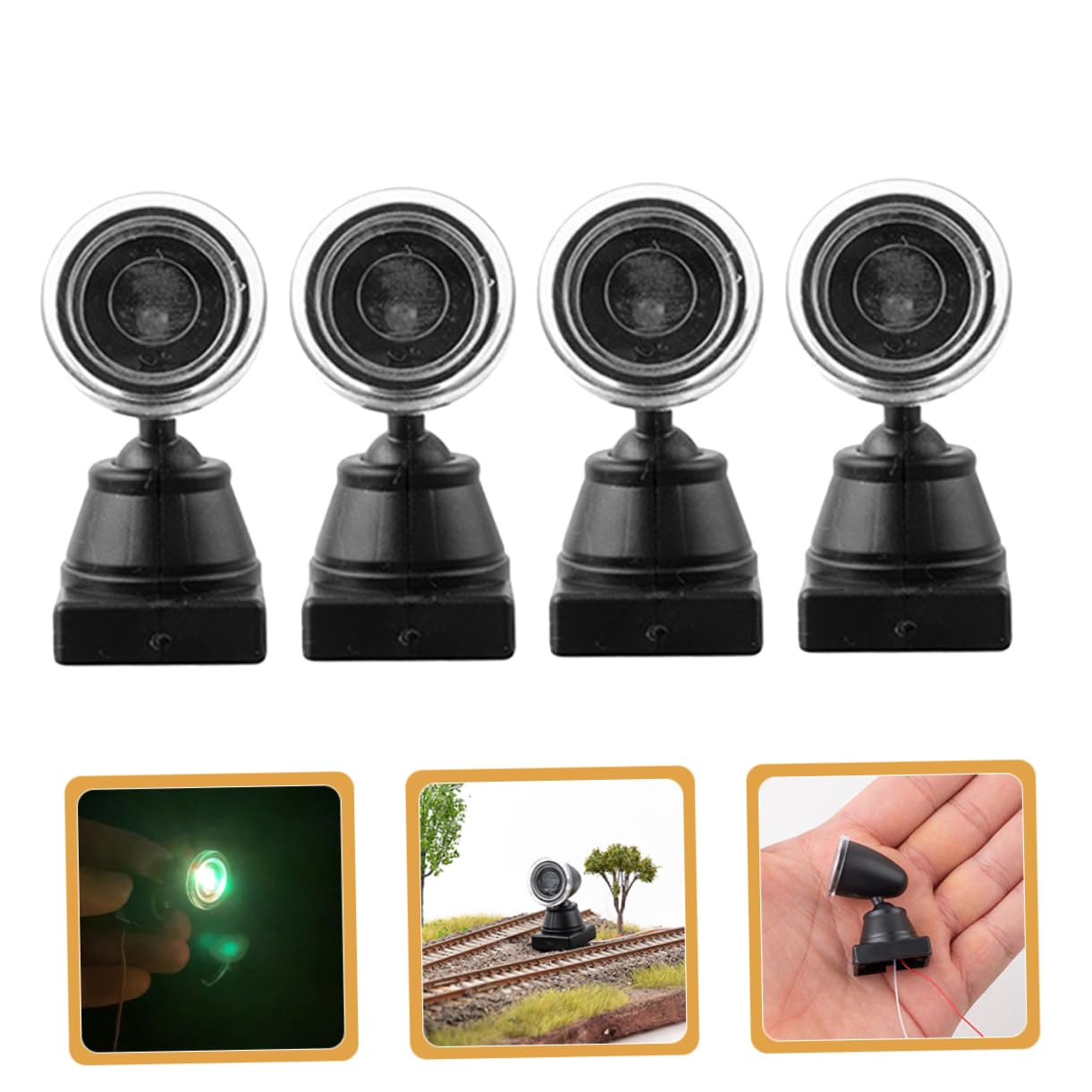 PLAFOPE Miniature Traffic Light Model Mini Spotlight Ideal for Wargaming