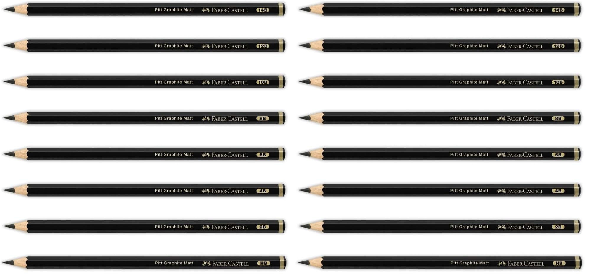 Faber-Castell Pitt Matt Dereceli Kalem 4B 2li paket