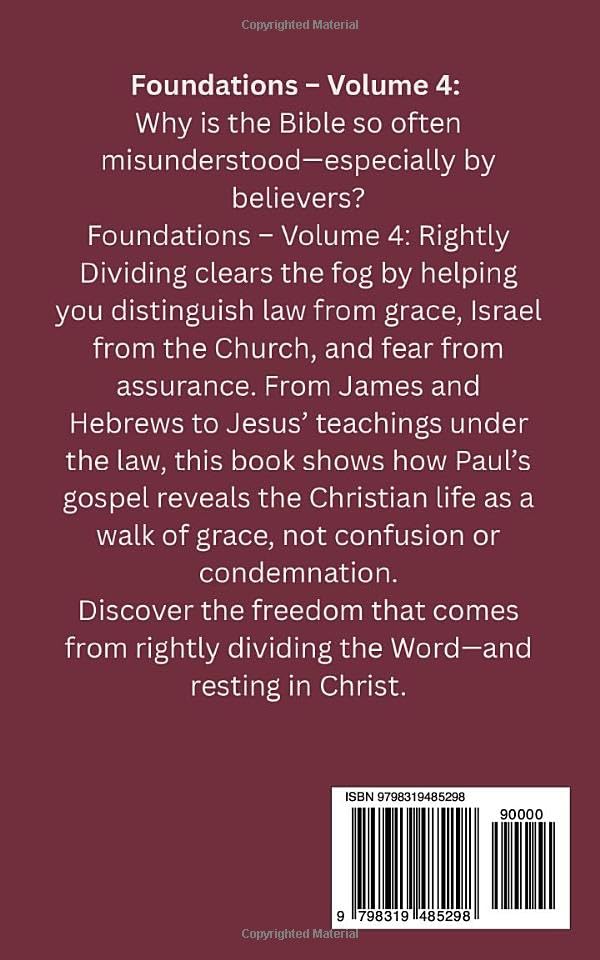 Foundations Series Volume 4: Rightly Dividing image 3