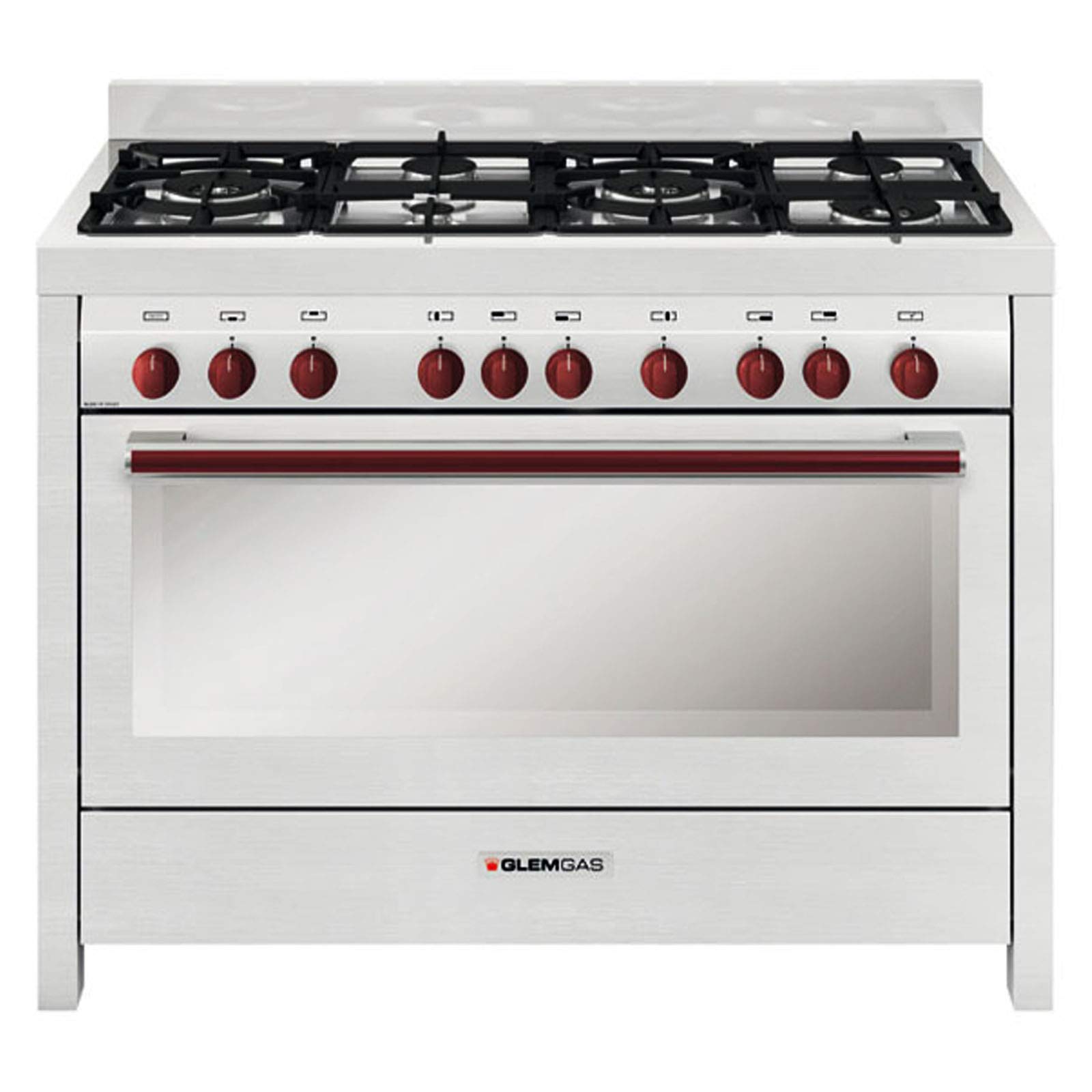Glemgas MGW626RD Cooker Ranges (Silver)