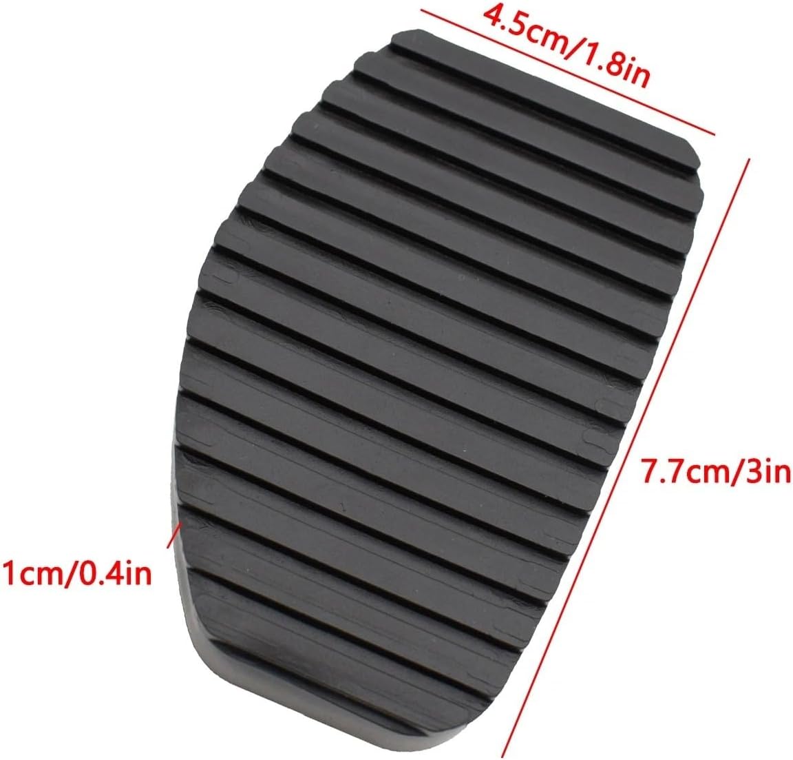 Replacement for Fiat for Lancia for Phedra for Zeta for Scudo MK1 for Ulysse MK1 for Non-Slip 2piece Brake Clutch Pedal Rubber Pad Cover Car Pedal Cover