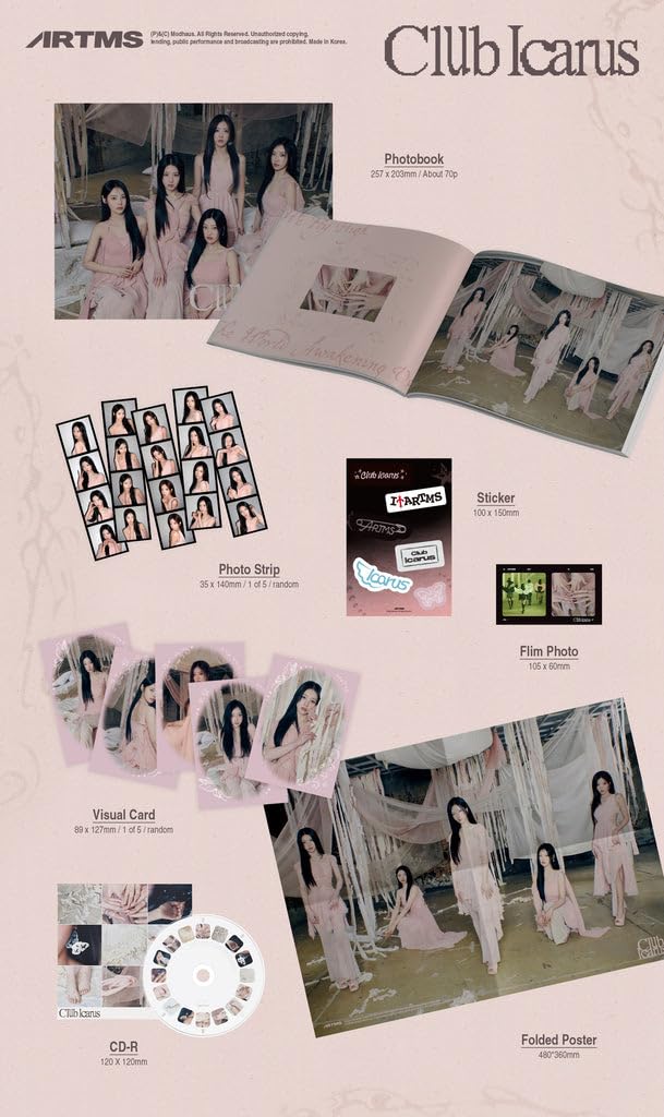 Amazon.com: ARTMS - 1st Mini Album Club Icarus CD (2 versions SET